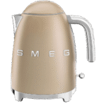 غلاية ريترو مميزة من سميج، 1.7 لتر، 7 أكواب، 2400 وات، ذهبي مطفي KLF03CHMEU