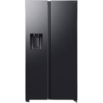 سامسونج ثلاجة نوفروست 640 لتر انفرتر بالحنفية لون أسود RS70F64KAFMR