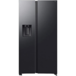 ثلاجة سامسونج 640 لتر بالحنفية لون أسود RS70F64KAFMR