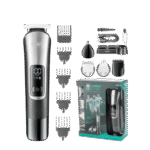 VGR V-111 ماكينة حلاقة كهربائية 5 في 1 للرجال – شفرات ستانلس ستيل، شحن سريع USB، أمشاط متعددة