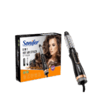 مصفف شعر سونيفر 6 in 1 Hot air Styler ، قدرة 800 وات ، 200 سلزيوس ، اسود - SF-9624