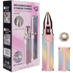 ⁦ماكينة حلاقة 2 في 1 لتشذيب الحواجب للنساء من بلوليس، تعمل بالبطارية، شحن USB - موديل HX-203B⁩ - الصورة ⁦2⁩