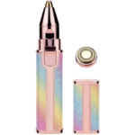 ⁦ماكينة حلاقة 2 في 1 لتشذيب الحواجب للنساء من بلوليس، تعمل بالبطارية، شحن USB - موديل HX-203B⁩ - الصورة ⁦3⁩