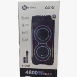 ⁦مكبر صوت (صب سماعات)اتش وان  h1- 2602 اللون اسود⁩ - الصورة ⁦2⁩