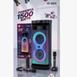 ⁦مكبر صوت (صب سماعات)اتش وان h1-8828 اللون اسود⁩ - الصورة ⁦2⁩