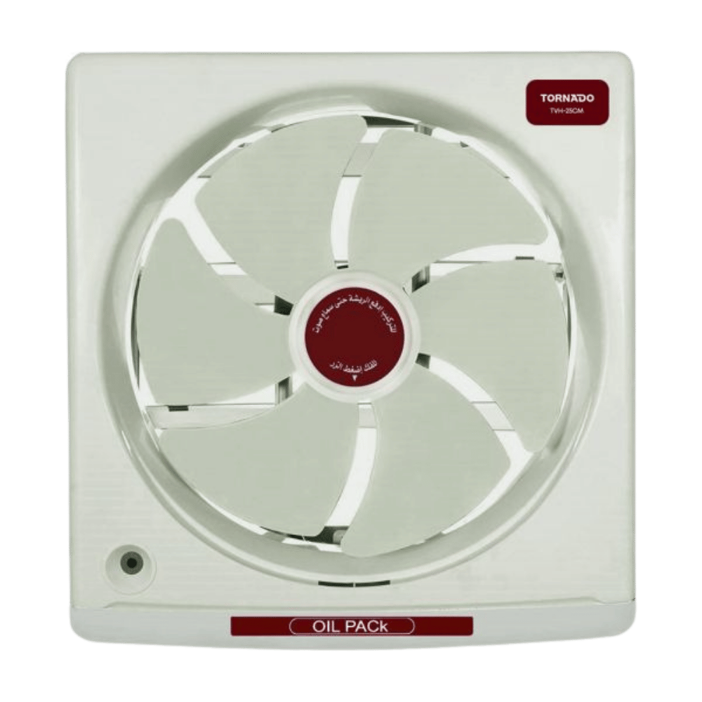 تصميم بدون عنوان (5) Tornado Kitchen Ventilation Fan , 25 Centimeter Creamy - TVH-25CM - Image 1